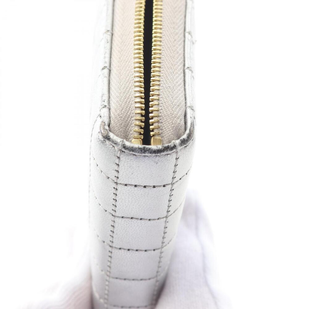 Celine Round Silver Wallet Charm Long Leather Zipped - Picture 5 of 12